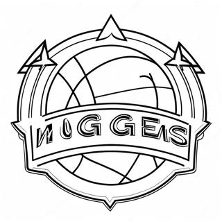 Denver Nuggets Logo Coloring Page 27844-22014