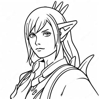 Final Fantasy Coloring Pages