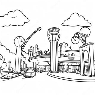 Universal Studios Coloring Page 27884-22029