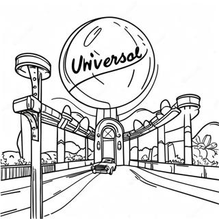 Universal Studios Coloring Page 27884-22030