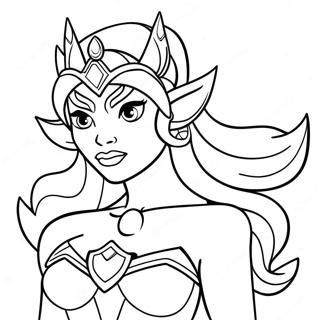 She Ra Coloring Page 27914-22045