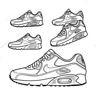 Kleurige Air Max Schoenen Kleurplaat 27945-22079