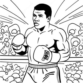 Muhammad Ali Coloring Pages