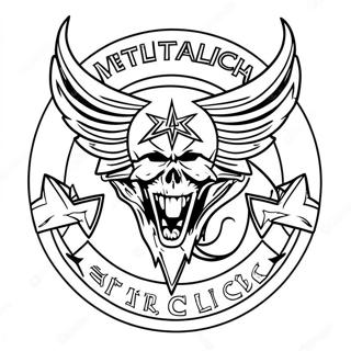 Metallica Logo Coloring Page 28024-22132