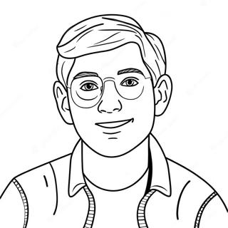 Youtuber Coloring Pages