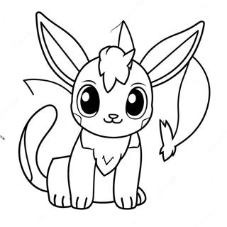 Glaceon Coloring Pages