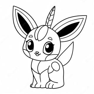 Glaceon Coloring Page 28094-22182