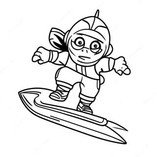 Rocket Power Coloring Page 28104-22206