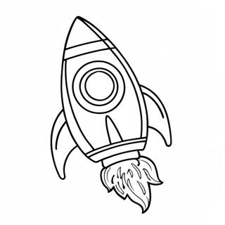 Colorful Rocket Launching Coloring Page 28105-22190