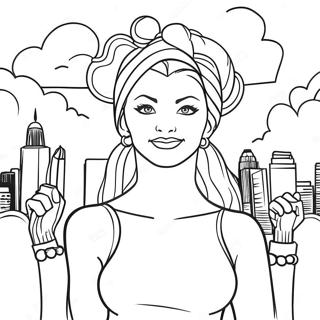 Women Empowerment Coloring Page 2810-2232