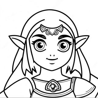 Zelda Krallığın Gözyaşları Boyama Sayfaları