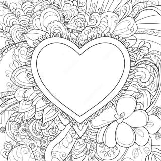 Valentines Heart Coloring Pages