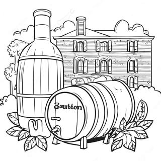 Bourbon Distillery Coloring Page 28195-22284