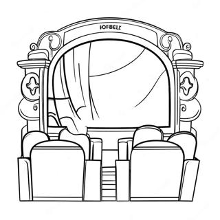 Home Movie Theater Coloring Page 28204-22286