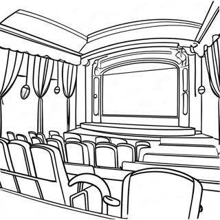 Home Movie Theater Coloring Page 28204-22287