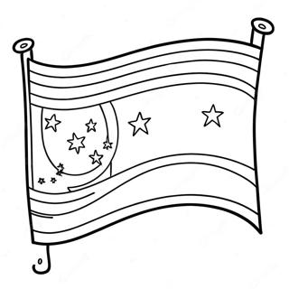 Philippines National Flag Coloring Page 28214-22296