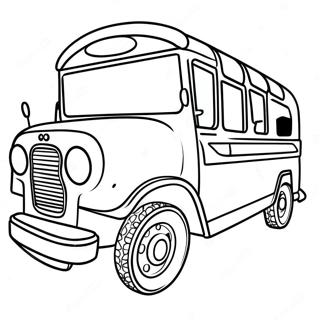 Colorful Jeepney In The Philippines Coloring Page 28215-22291