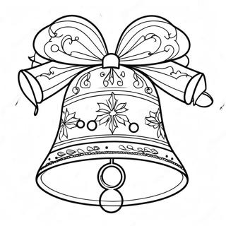 Festive Christmas Bell Coloring Page 28225-58773