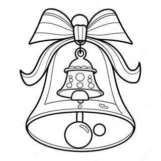 Festive Christmas Bell Coloring Page 28225-58775