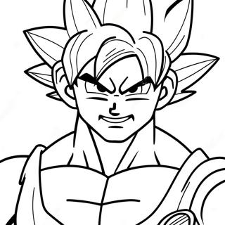 Goku Super Saiyan 4 Coloring Pages