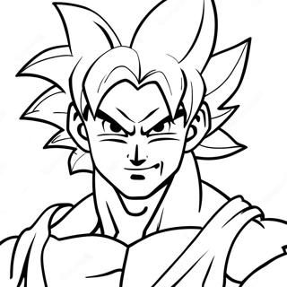 Goku Super Saiyan 4 Coloring Page 28234-58779