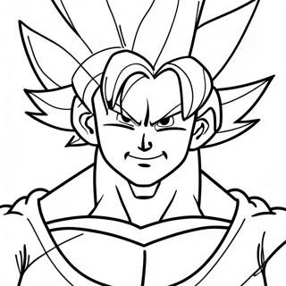 Goku Super Saiyan 4 Coloring Page 28234-58780