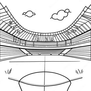 Football Field Coloring Page 28244-22302