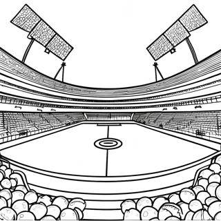 Football Field Coloring Page 28244-22304