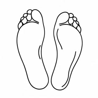 Footprint Coloring Page 28264-22321