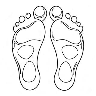 Footprint Coloring Page 28264-22322