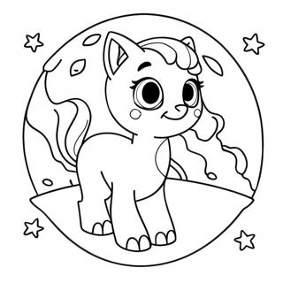 Earth To Luna Coloring Pages