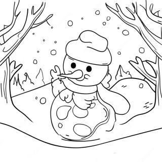 Let It Snow Coloring Page 28314-22362