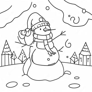 Let It Snow Coloring Page 28314-22363