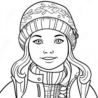 Winter Clothes Coloring Page 28394-22418