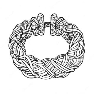 Friendship Bracelet Coloring Pages