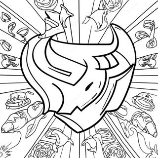 Houston Texans Logo Coloring Page 28534-22529