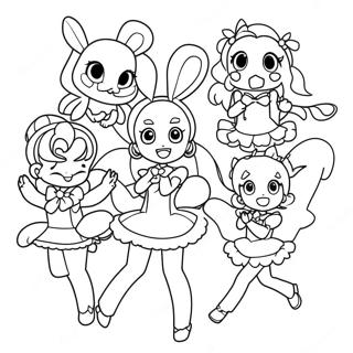 Precure Coloring Pages