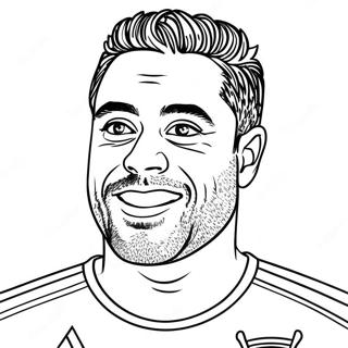 Xavi Coloring Pages