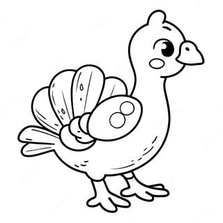 Baby Turkey Coloring Pages