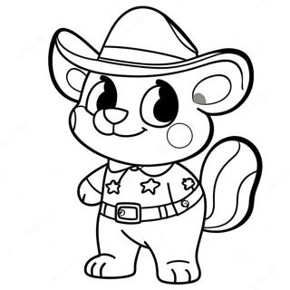 Sheriff Callie Coloring Pages