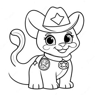 Sheriff Callie Kleurplaat 28674-22652