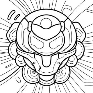 Page À Colorier Du Logo Metroid 28685-22664