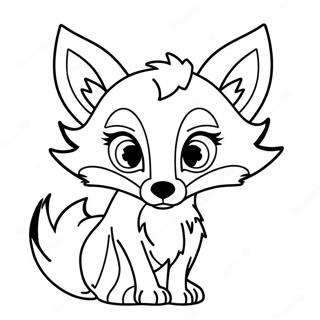 Foxy Coloring Pages