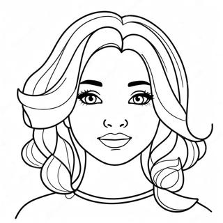 Adorable Tumblr Girl With Pastel Hair Coloring Page 28715-22682