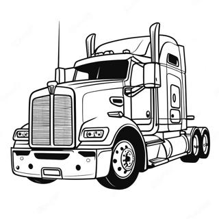 Pagina Da Colorare Del Camion Kenworth 28804-22753