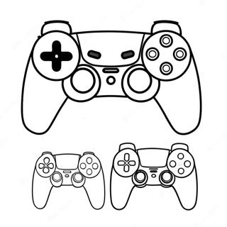 Ps5 Controller Coloring Page 28824-22779