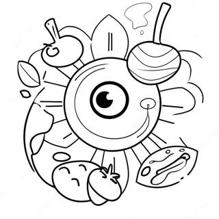 Five Senses Coloring Page 28844-22786