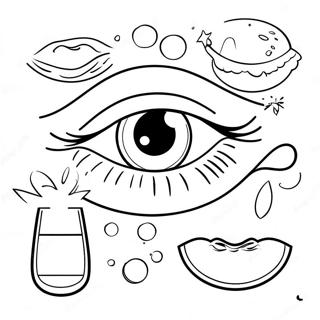 Five Senses Coloring Page 28844-22787