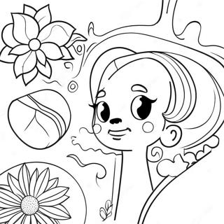 Colorful Smell Exploration Coloring Page 28845-22790