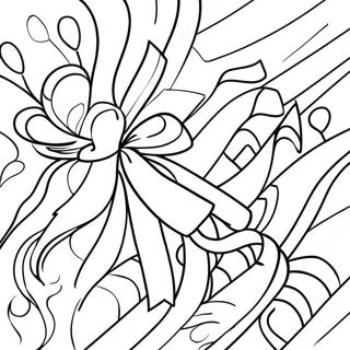 Colorful Satin Ribbons Coloring Page 28875-22817